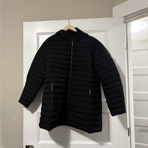 BCBGMaxAzria Black Eco-Friendly Puffer XL